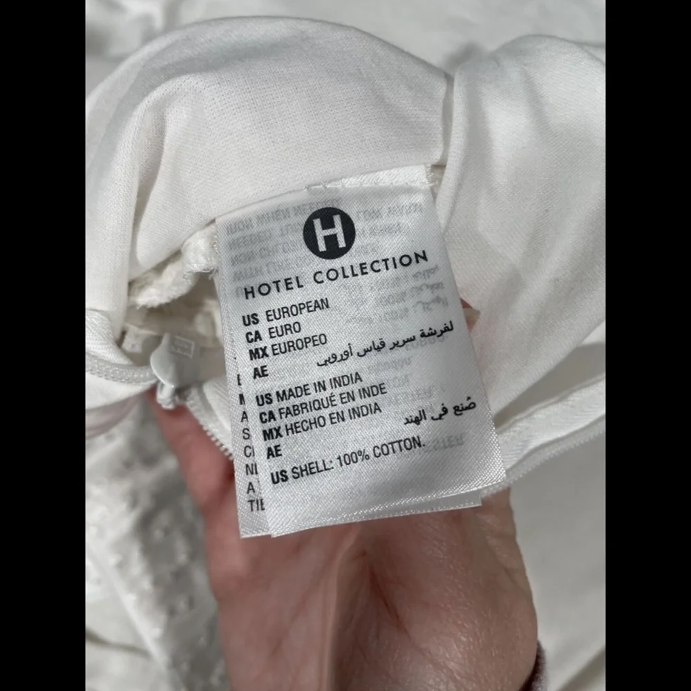 NIB $135 Hotel‎ Collection Artisan (1) Euro Sham